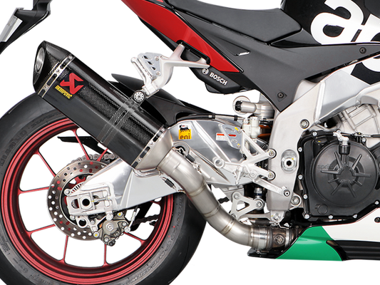 AKRAPOVIC S-A10SO8-RC Aprilia RSV4 (15/16) Slip-on Exhaust (carbon) – Accessories in the 2WheelsHero Motorcycle Aftermarket Accessories and Parts Online Shop