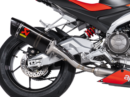 AKRAPOVIC S-A6R3-APLC Aprilia RS 660 (2021+) Exhaust System "Racing Line" (carbon) – Accessories in the 2WheelsHero Motorcycle Aftermarket Accessories and Parts Online Shop