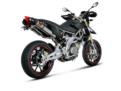 AKRAPOVIC S-A7SO2-HDT Aprilia Dorsoduro 750 (08/15) Slip-on Exhaust (titanium) – Accessories in the 2WheelsHero Motorcycle Aftermarket Accessories and Parts Online Shop