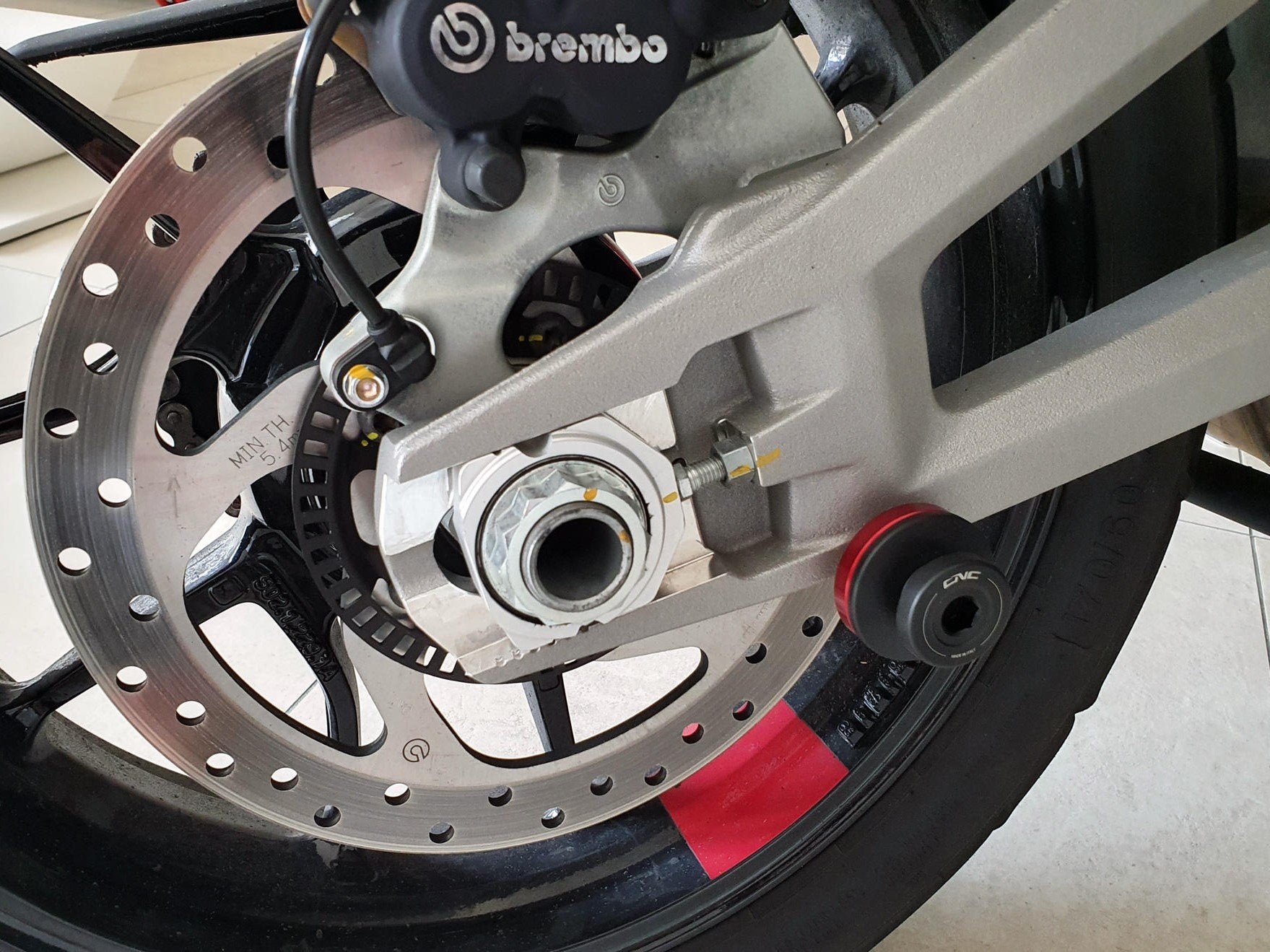 SC300 - CNC RACING Ducati Multistrada V2/V4/950/Enduro Swingarm Spools (M8) – Accessories in the Motoraider Motorcycle Aftermarket Accessories and Parts Online Shop
