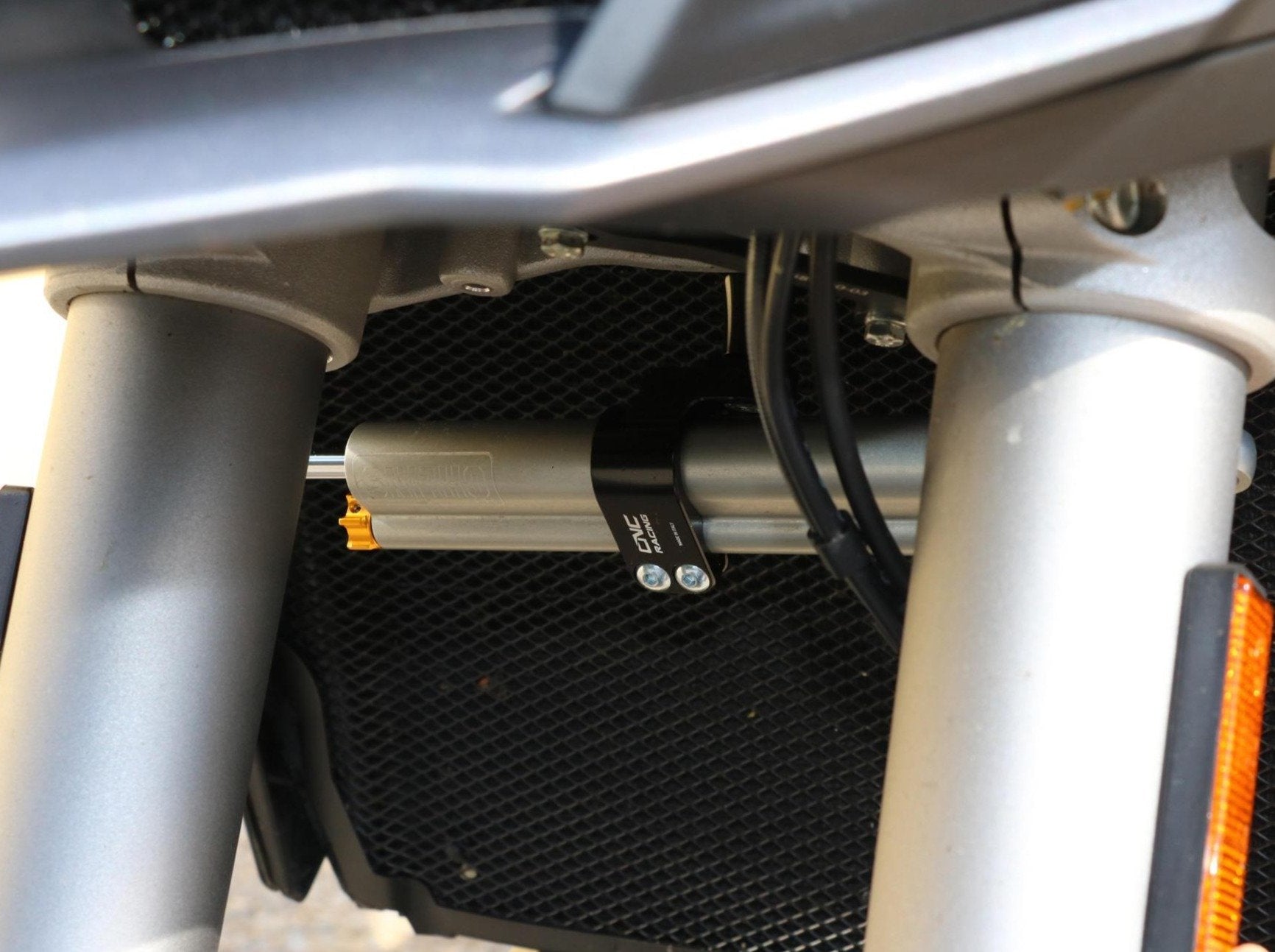 Ducati Multistrada V2 / 950 / 1260 / 1200 (2015+) OHLINS Steering Damper + CNC RACING Mounting Kit – Accessories in the Motoraider Motorcycle Aftermarket Accessories and Parts Online Shop