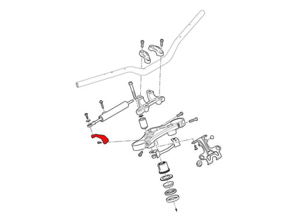SDA02 - CNC RACING Ducati Streetfighter V4/V2 Steering Damper Bracket – Accessories in the Motoraider Motorcycle Aftermarket Accessories and Parts Online Shop
