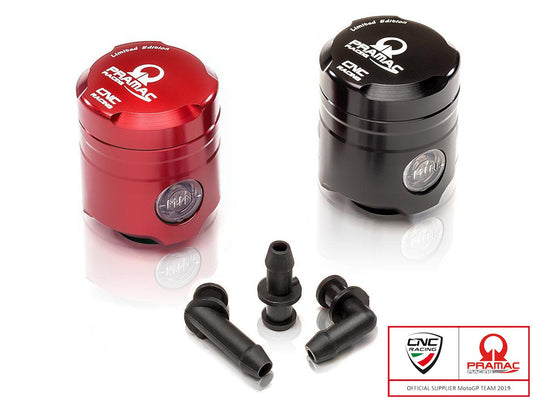 SE700PR - CNC RACING Universal 12 ml Brake / Clutch Fluid Oil Tank (Pramac edition) – Accessories in the Motoraider Motorcycle Aftermarket Accessories and Parts Online Shop