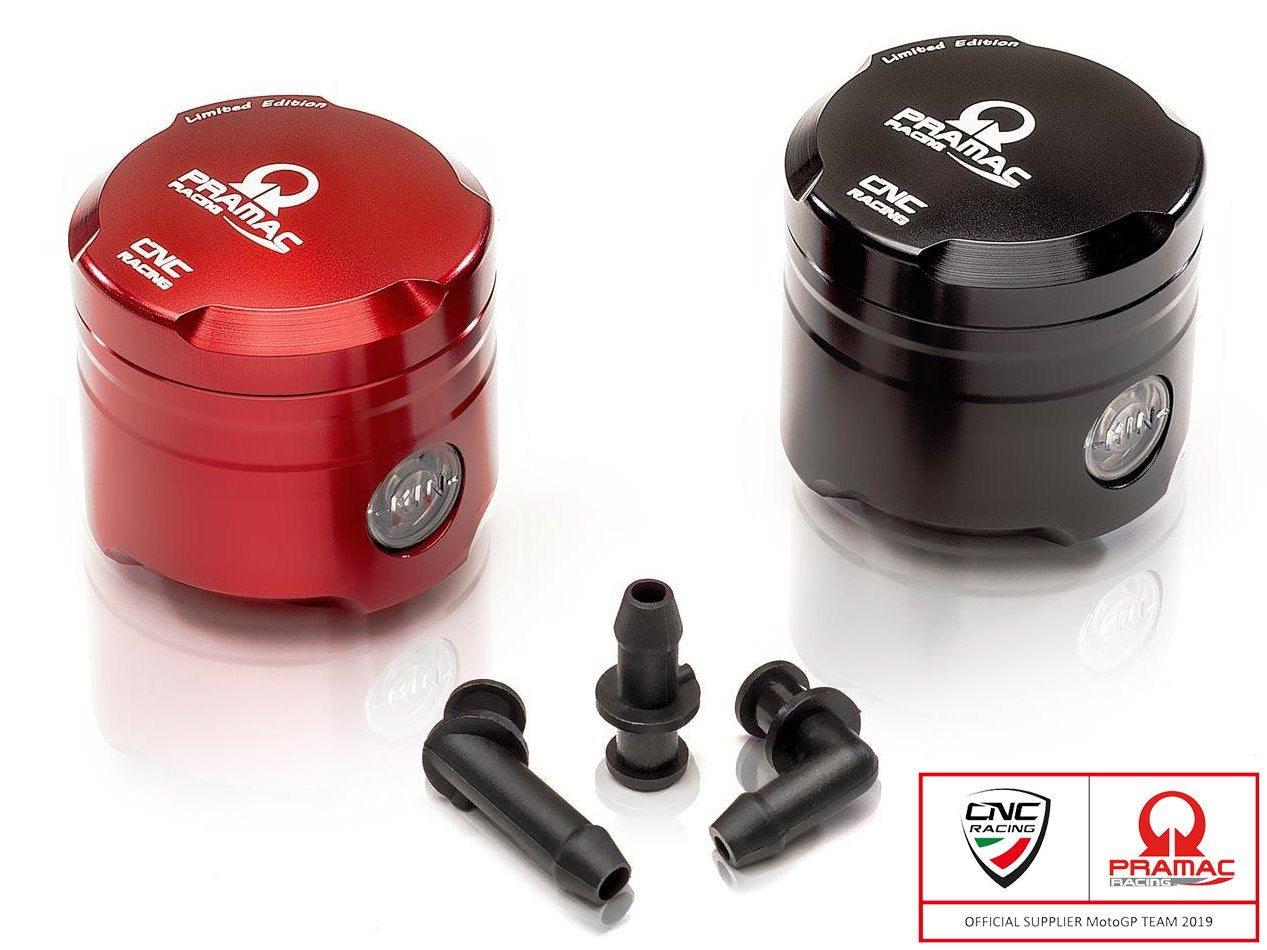 SE701PR - CNC RACING Universal 25 ml Brake / Clutch Fluid Oil Tank (Pramac Racing Limited Edition) – Accessories in the Motoraider Motorcycle Aftermarket Accessories and Parts Online Shop