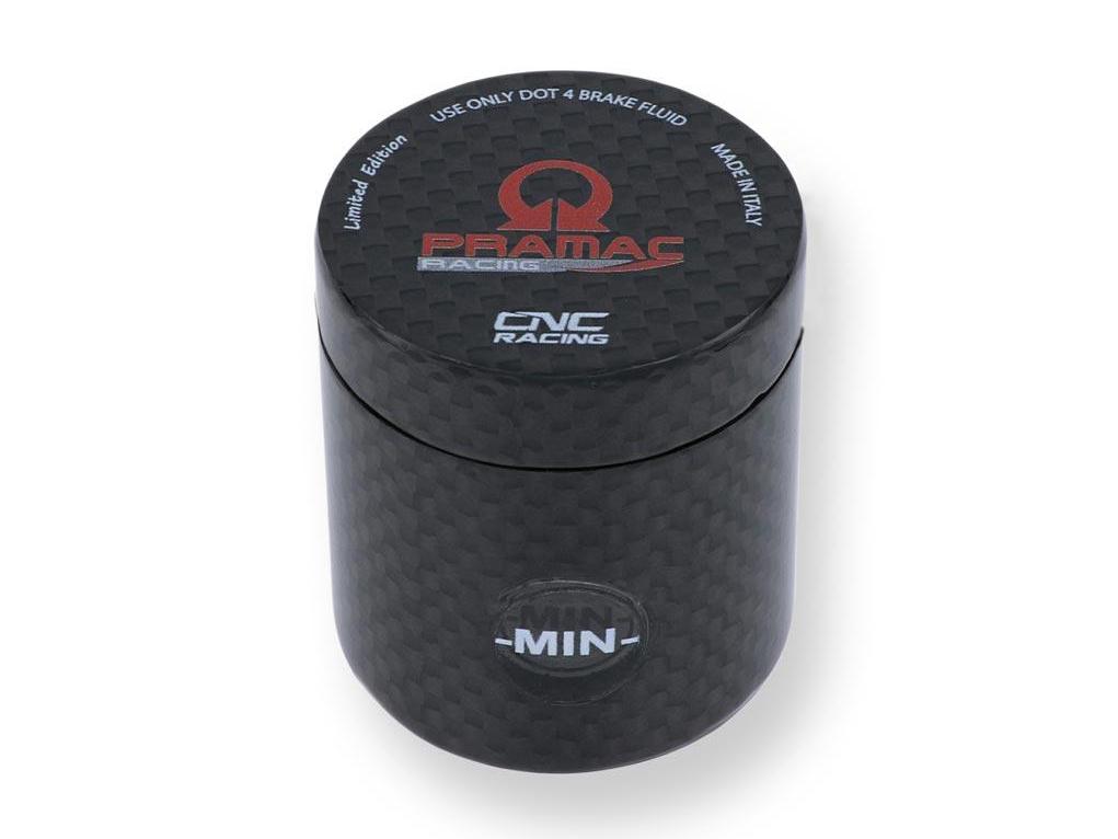 SE800PR - CNC RACING Universal 12 ml Carbon Rear Brake Fluid Tank (Pramac Racing Limited Edition) – Accessories in the Motoraider Motorcycle Aftermarket Accessories and Parts Online Shop