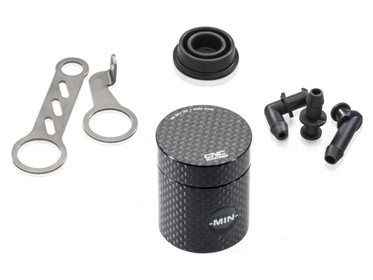 SE800 - CNC RACING Universal 12 ml Carbon Rear Brake / Clutch Fluid Tank – Accessories in the Motoraider Motorcycle Aftermarket Accessories and Parts Online Shop