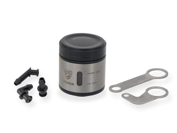 SE900 - CNC RACING Universal 12 ml Rear Brake / Clutch Fluid Tank (titanium) – Accessories in the Motoraider Motorcycle Aftermarket Accessories and Parts Online Shop