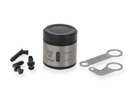 SE900 - CNC RACING Universal 12 ml Rear Brake / Clutch Fluid Tank (titanium) – Accessories in the Motoraider Motorcycle Aftermarket Accessories and Parts Online Shop