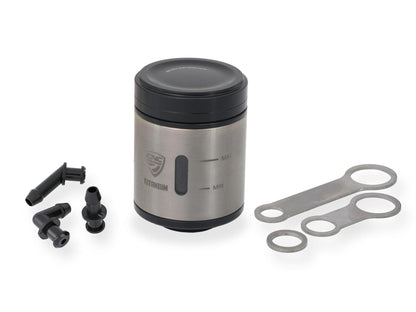 SE901 - CNC RACING Universal 25 ml Front Brake Fluid Tank (titanium) – Accessories in the Motoraider Motorcycle Aftermarket Accessories and Parts Online Shop