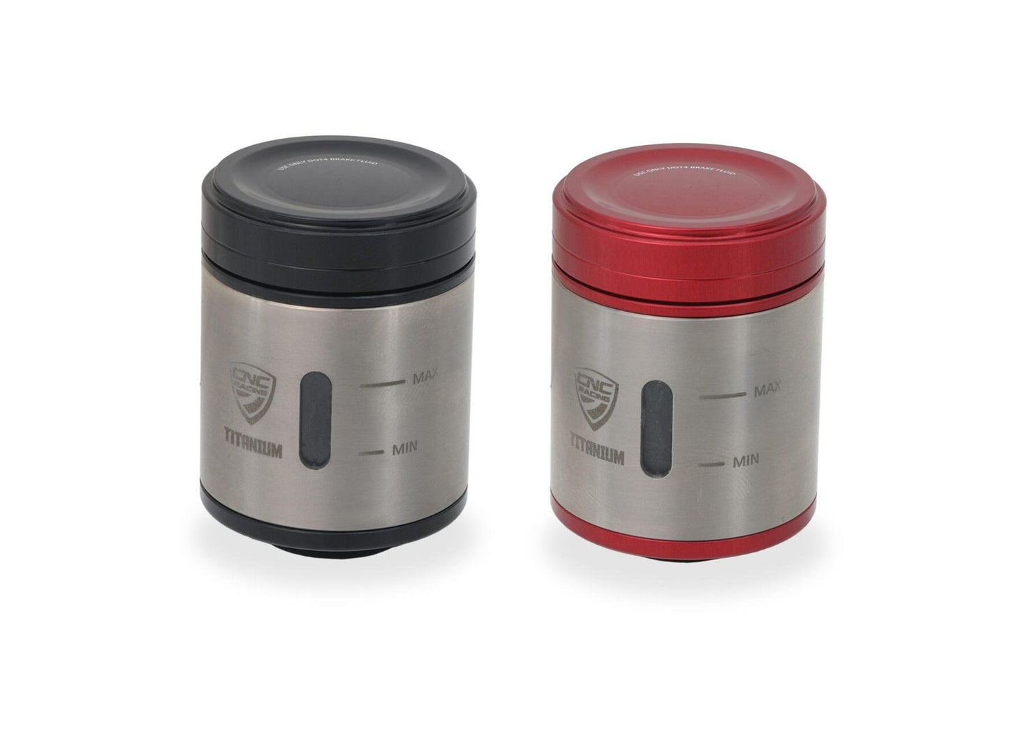 SE901 - CNC RACING Universal 25 ml Front Brake Fluid Tank (titanium) – Accessories in the Motoraider Motorcycle Aftermarket Accessories and Parts Online Shop
