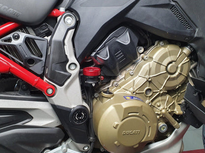 SEA14 - CNC RACING Ducati Multistrada V4 (2021+) Rear Brake Fluid Tank Clamp – Accessories in the Motoraider Motorcycle Aftermarket Accessories and Parts Online Shop