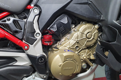 SEA14 - CNC RACING Ducati Multistrada V4 (2021+) Rear Brake Fluid Tank Clamp – Accessories in the Motoraider Motorcycle Aftermarket Accessories and Parts Online Shop