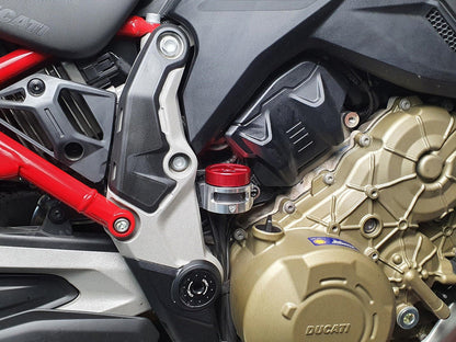 SEA14 - CNC RACING Ducati Multistrada V4 (2021+) Rear Brake Fluid Tank Clamp – Accessories in the Motoraider Motorcycle Aftermarket Accessories and Parts Online Shop