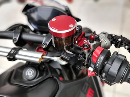 SEA15 - CNC RACING Ducati Monster / Streetfighter Front Fluid Tanks Brackets Kit – Accessories in the Motoraider Motorcycle Aftermarket Accessories and Parts Online Shop