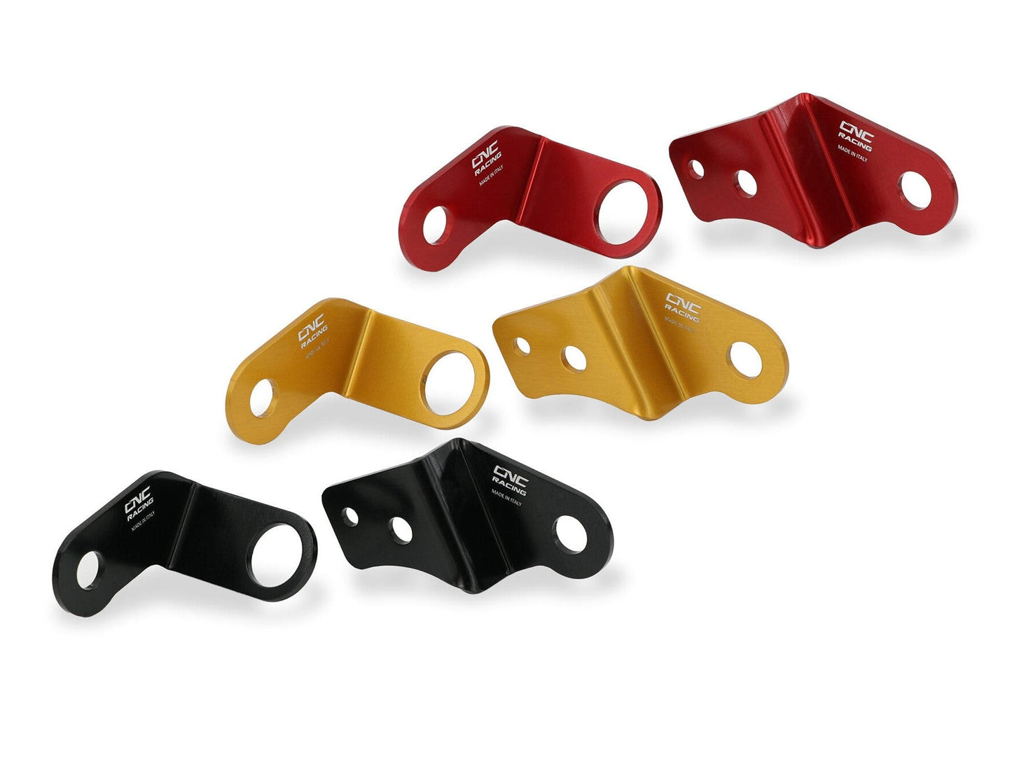 SEA19 - CNC RACING Ducati Hypermotard 698 Mono (2024+) Clutch / Brake Fluid Tanks Brackets Kit – Accessories in the Motoraider Motorcycle Aftermarket Accessories and Parts Online Shop