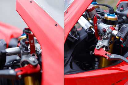 CNC RACING SEA21 Ducati Panigale V4 / V4S (2025+) Bracket Kit For Clutch And Brake Fluid Tank – Accessories in the Motoraider Motorcycle Aftermarket Accessories and Parts Online Shop