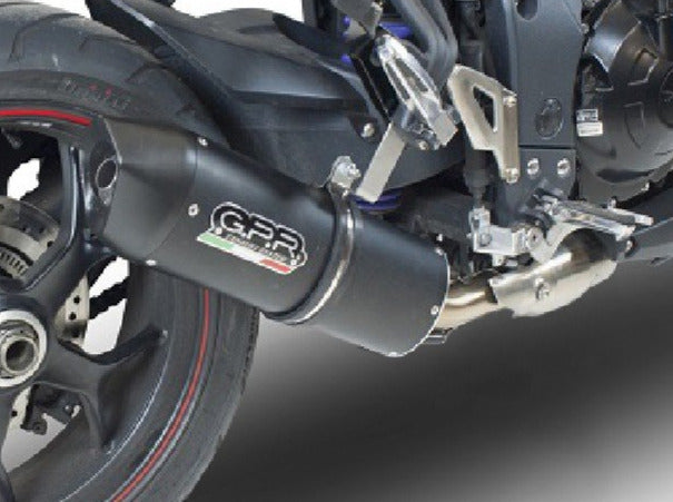 GPR Triumph Tiger 1050 Sport (2017 – ) Slip-on Exhaust "Furore Evo 4 Nero" (EU homologated) – Accessories in the 2WheelsHero Motorcycle Aftermarket Accessories and Parts Online Shop