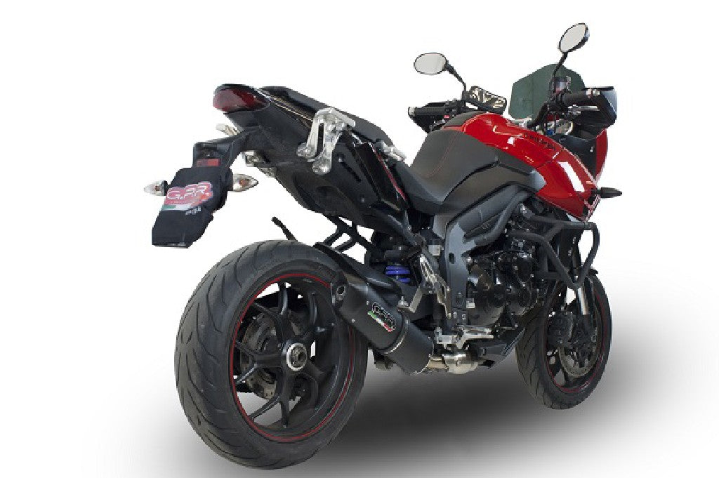 GPR Triumph Tiger 1050 Sport (2017 – ) Slip-on Exhaust "Furore Evo 4 Nero" (EU homologated) – Accessories in the 2WheelsHero Motorcycle Aftermarket Accessories and Parts Online Shop
