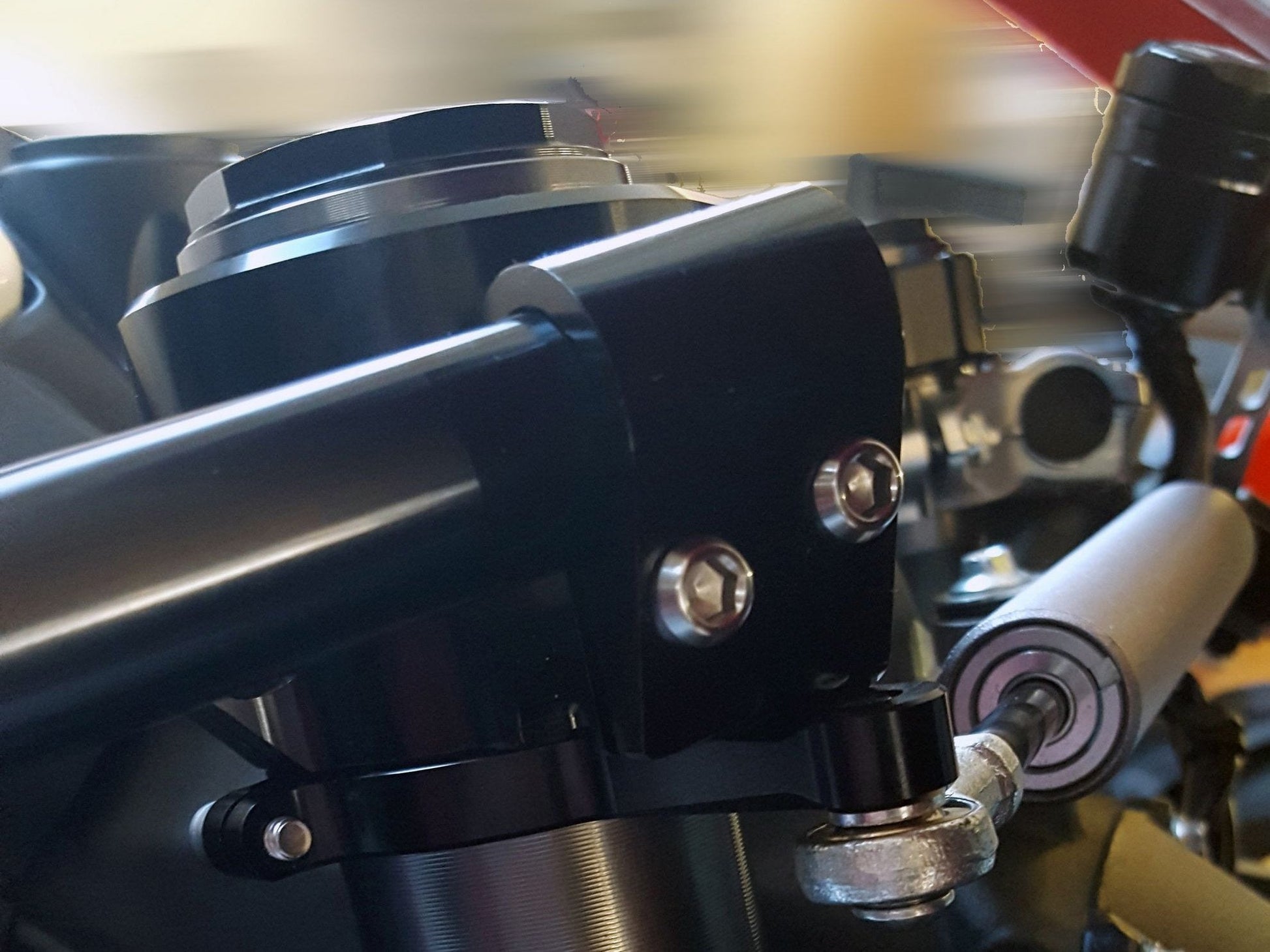 SD102 - CNC RACING Ducati Panigale V2 (12/24) Steering Damper Bracket (Ø 53 mm) – Accessories in the Motoraider Motorcycle Aftermarket Accessories and Parts Online Shop