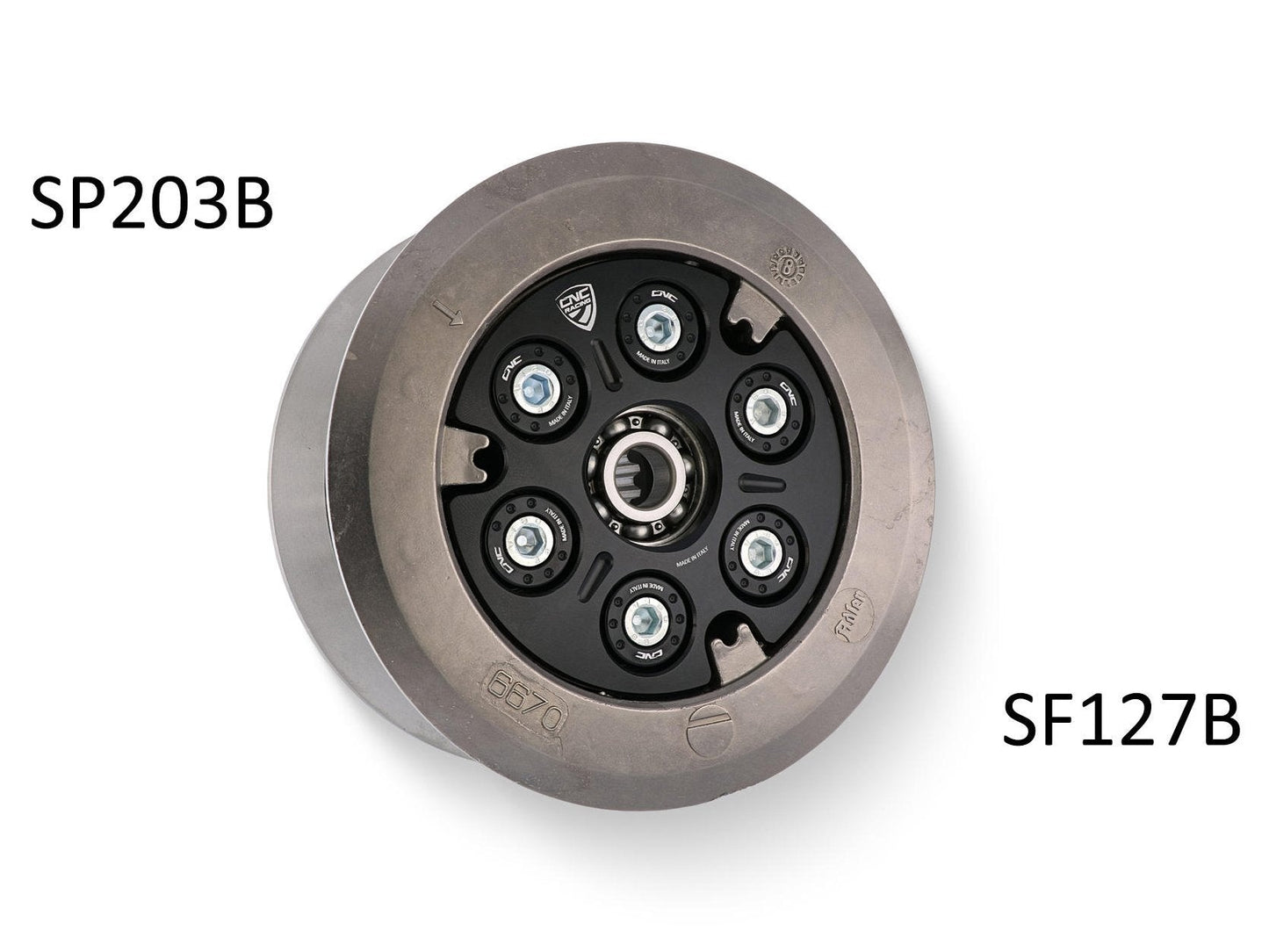 SP203 - CNC RACING Ducati Oil Bath Clutch Pressure Plate – Accessories in the Motoraider Motorcycle Aftermarket Accessories and Parts Online Shop
