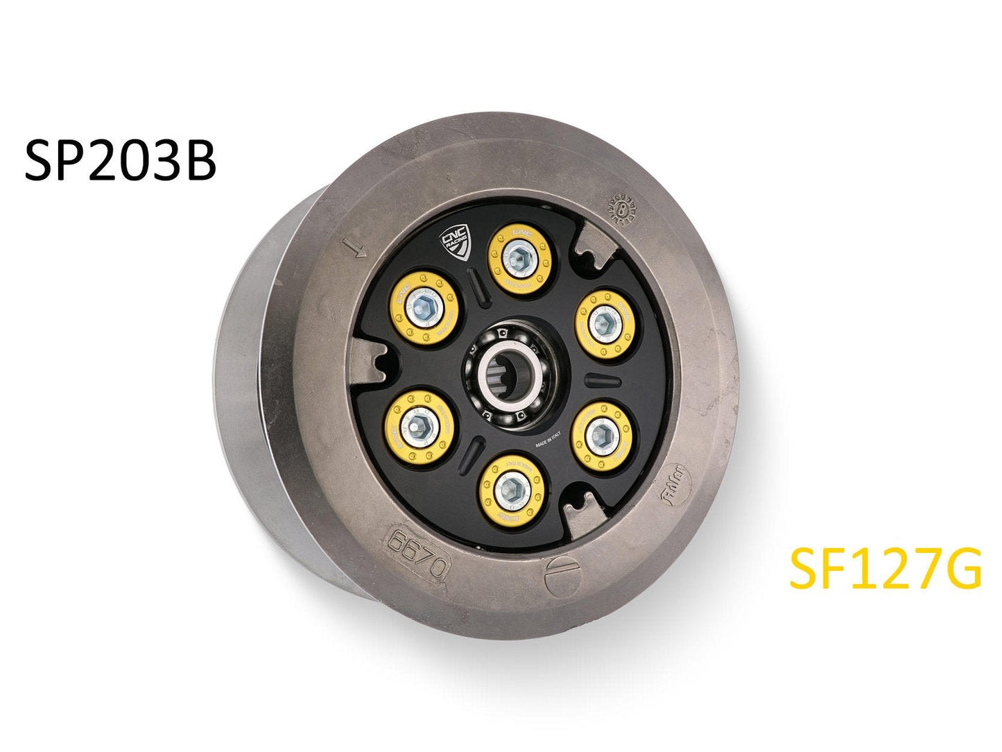 SP203 - CNC RACING Ducati Oil Bath Clutch Pressure Plate – Accessories in the Motoraider Motorcycle Aftermarket Accessories and Parts Online Shop