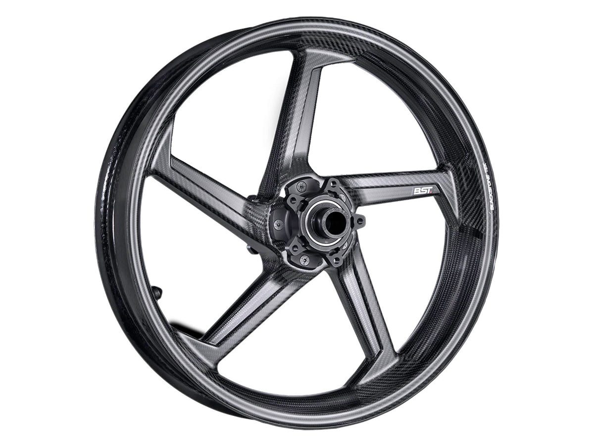 BST Aprilia RSV4 / Tuono V4 (2015+) Front Carbon Wheel "STAR TEK" (3.5" x 17") – Accessories in the Motoraider Motorcycle Aftermarket Accessories and Parts Online Shop