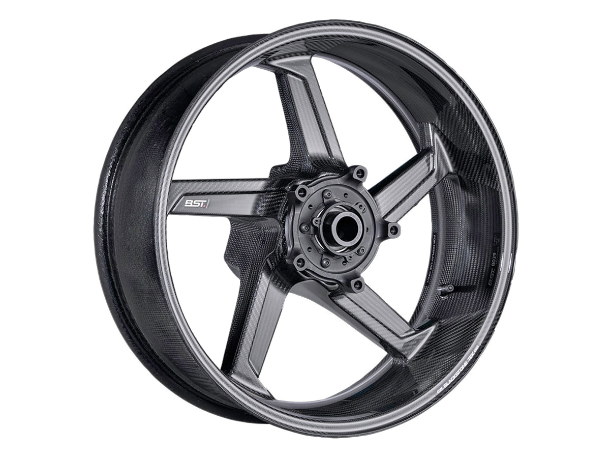 BST Aprilia RSV4 / Tuono V4 (2015+) Rear Carbon Wheel "STAR TEK" (6" x 17") – Accessories in the Motoraider Motorcycle Aftermarket Accessories and Parts Online Shop