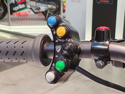 SWA05 - CNC RACING Aprilia RSV4 / Tuono V4 Left Handlebar Switch (racing edition) – Accessories in the Motoraider Motorcycle Aftermarket Accessories and Parts Online Shop