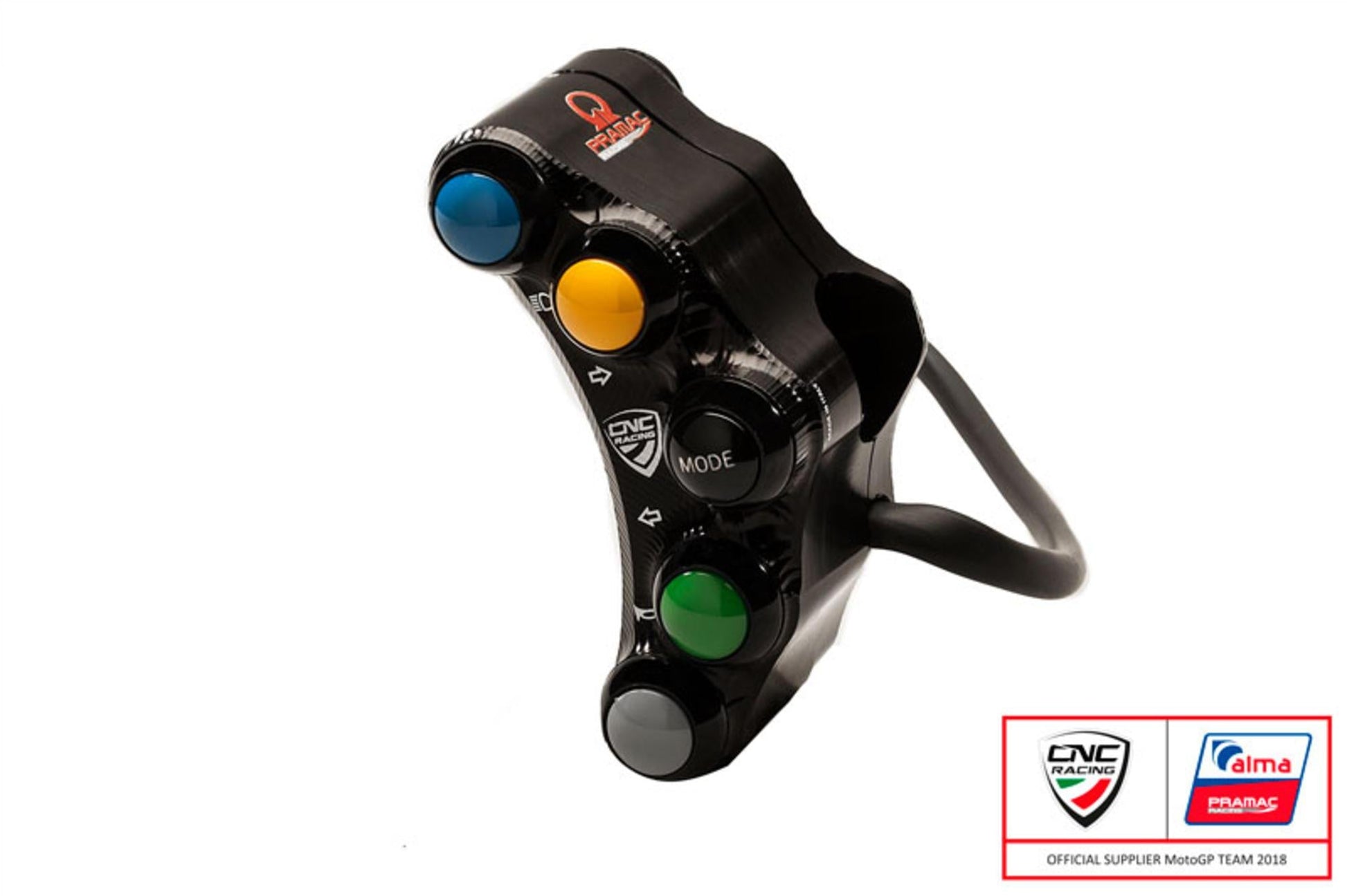 SWD01PR - CNC RACING Ducati 7 Buttons Left Handlebar Switch (street; Pramac edition) – Accessories in the Motoraider Motorcycle Aftermarket Accessories and Parts Online Shop