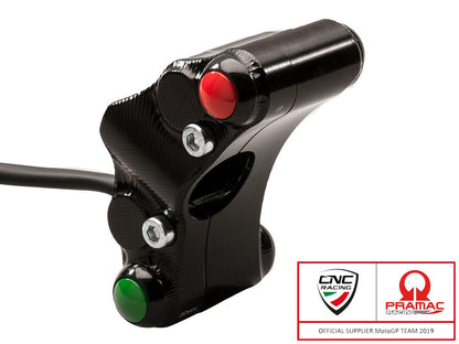 SWD01PR - CNC RACING Ducati 7 Buttons Left Handlebar Switch (street; Pramac edition) – Accessories in the Motoraider Motorcycle Aftermarket Accessories and Parts Online Shop