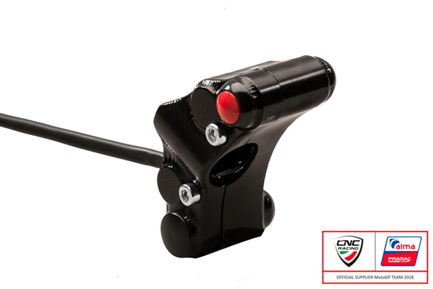 SWD02PR - CNC RACING Ducati 6 Buttons Left Handlebar Switch (racing; Pramac edition) – Accessories in the Motoraider Motorcycle Aftermarket Accessories and Parts Online Shop