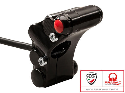 SWD02PR - CNC RACING Ducati 6 Buttons Left Handlebar Switch (racing; Pramac edition) – Accessories in the Motoraider Motorcycle Aftermarket Accessories and Parts Online Shop