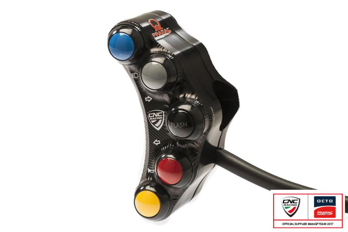 SWD08PR - CNC RACING Ducati Superbike 1098/1198/848 7 Buttons Left Handlebar Switch (street; Pramac edition) – Accessories in the Motoraider Motorcycle Aftermarket Accessories and Parts Online Shop