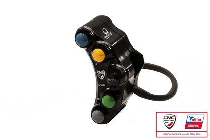 SWD12PR - CNC RACING Ducati Panigale V4 (18/24) 7 Buttons Left Handlebar Switch (racing; Pramac edition) – Accessories in the Motoraider Motorcycle Aftermarket Accessories and Parts Online Shop