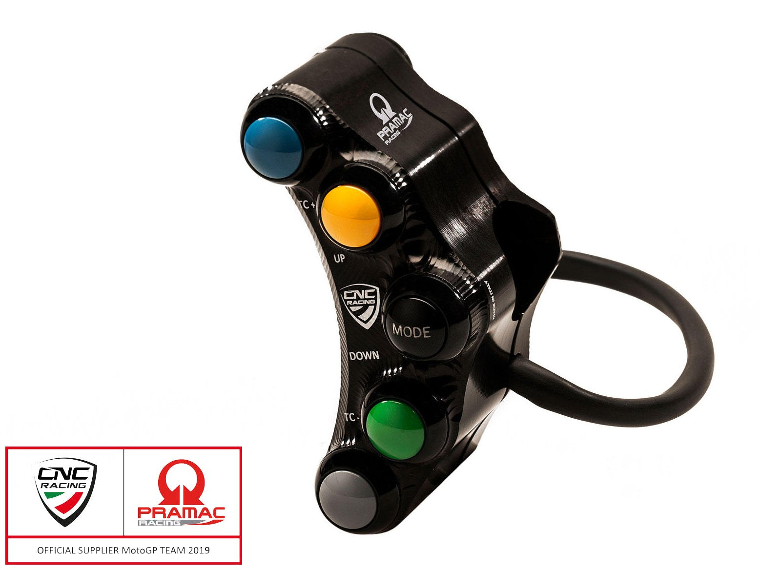 SWD12PR - CNC RACING Ducati Panigale V4 (18/24) 7 Buttons Left Handlebar Switch (racing; Pramac edition) – Accessories in the Motoraider Motorcycle Aftermarket Accessories and Parts Online Shop