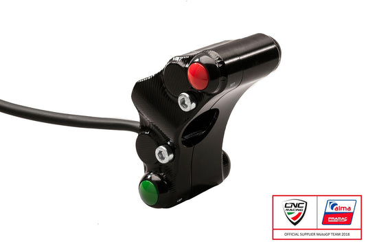 SWD12PR - CNC RACING Ducati Panigale V4 (18/24) 7 Buttons Left Handlebar Switch (racing; Pramac edition) – Accessories in the Motoraider Motorcycle Aftermarket Accessories and Parts Online Shop