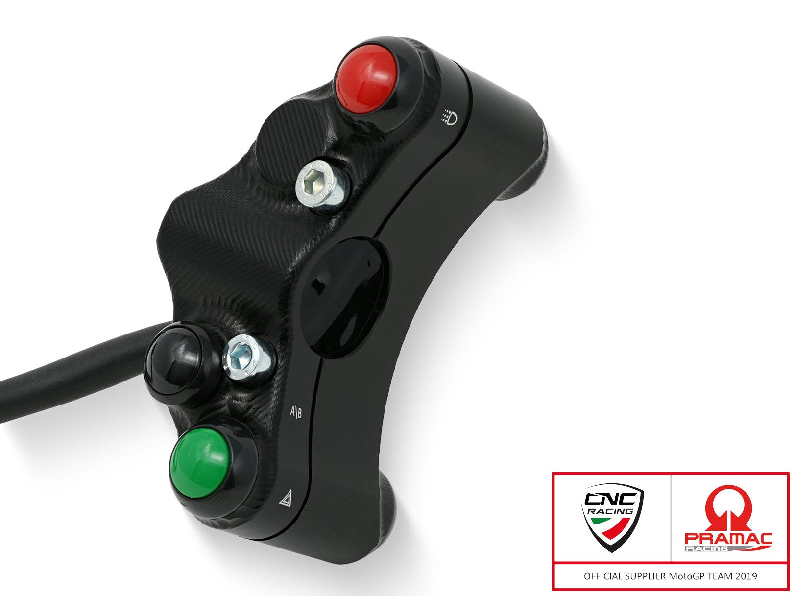 SWD13PR - CNC RACING Ducati Panigale V4 / Streetfighter V4 (18/24) 8 Buttons Left Handlebar Switch (street; Pramac edition) – Accessories in the Motoraider Motorcycle Aftermarket Accessories and Parts Online Shop
