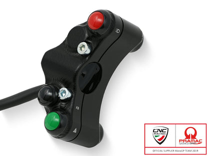 SWD13PR - CNC RACING Ducati Panigale V4 / Streetfighter V4 (18/24) 8 Buttons Left Handlebar Switch (street; Pramac edition) – Accessories in the Motoraider Motorcycle Aftermarket Accessories and Parts Online Shop