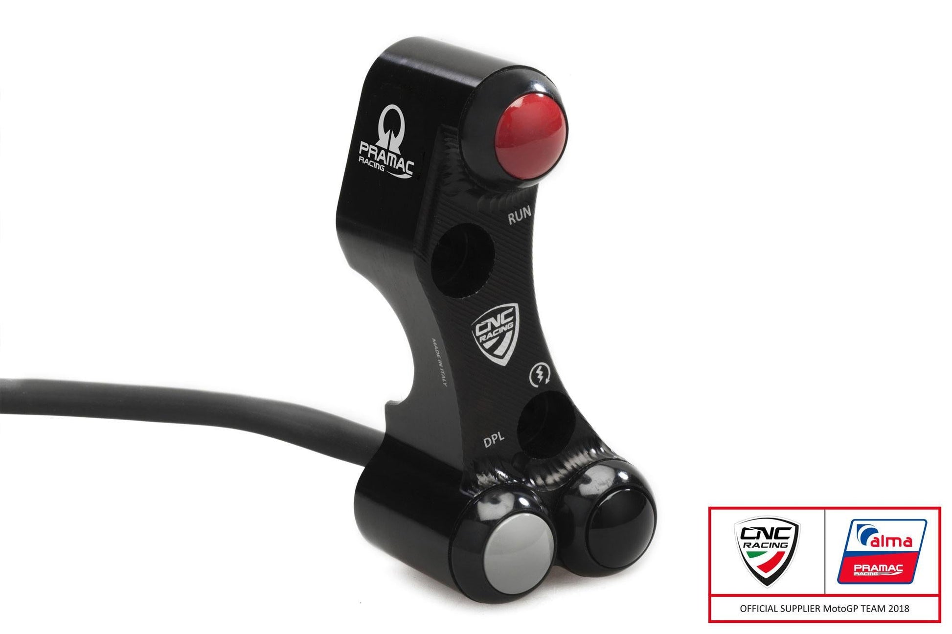 SWD15PR - CNC RACING Ducati Panigale V4 (18/24) Right Handlebar Switch (for Brembo billet CNC and forged; Pramac edition) – Accessories in the Motoraider Motorcycle Aftermarket Accessories and Parts Online Shop