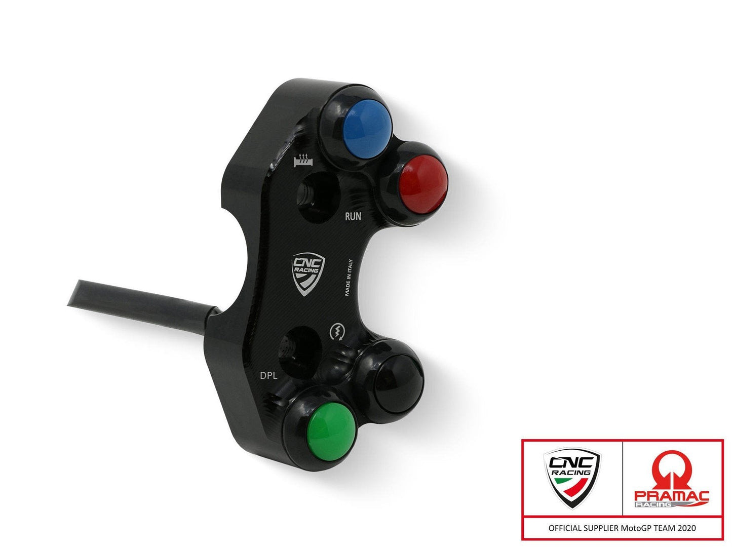 SWD21PR - CNC RACING Ducati Streetfighter V4 (20/24) Right Handlebar Switch (for OEM and RCS Brembo; Pramac edition) – Accessories in the Motoraider Motorcycle Aftermarket Accessories and Parts Online Shop