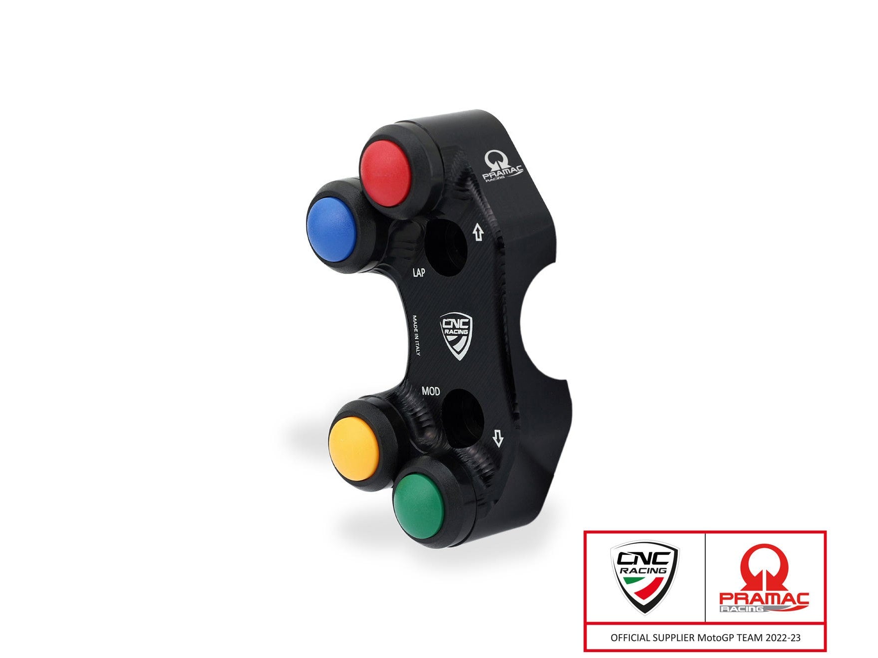 SWD22PR - CNC RACING Ducati Panigale V2 (20/24) Left Handlebar Switch (racing; Pramac edition) – Accessories in the Motoraider Motorcycle Aftermarket Accessories and Parts Online Shop