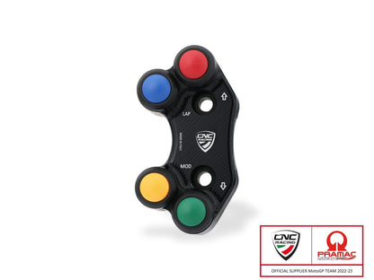 SWD22PR - CNC RACING Ducati Panigale V2 (20/24) Left Handlebar Switch (racing; Pramac edition) – Accessories in the Motoraider Motorcycle Aftermarket Accessories and Parts Online Shop