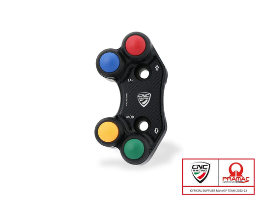 SWD22PR - CNC RACING Ducati Panigale V2 (20/24) Left Handlebar Switch (racing; Pramac edition) – Accessories in the Motoraider Motorcycle Aftermarket Accessories and Parts Online Shop
