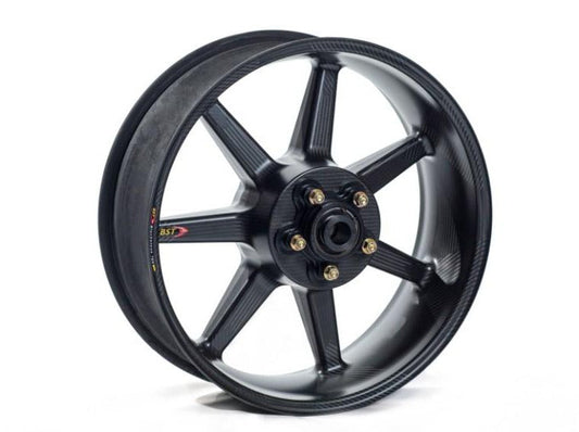 BST Ducati Panigale 899 / 959 Carbon Wheel "Mamba TEK" (conventional rear, 7 straight spokes, black hubs) – Accessories in the Motoraider Motorcycle Aftermarket Accessories and Parts Online Shop