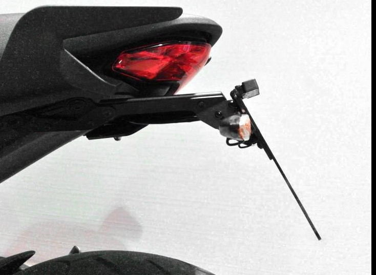 PRT04 - DUCABIKE Ducati Monster 1200 (14/16) Adjustable License Plate Holder – Accessories in the Motoraider Motorcycle Aftermarket Accessories and Parts Online Shop