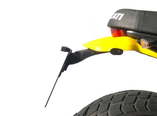 PRT11 - DUCABIKE Ducati Scrambler 400 Adjustable License Plate Holder – Accessories in the Motoraider Motorcycle Aftermarket Accessories and Parts Online Shop
