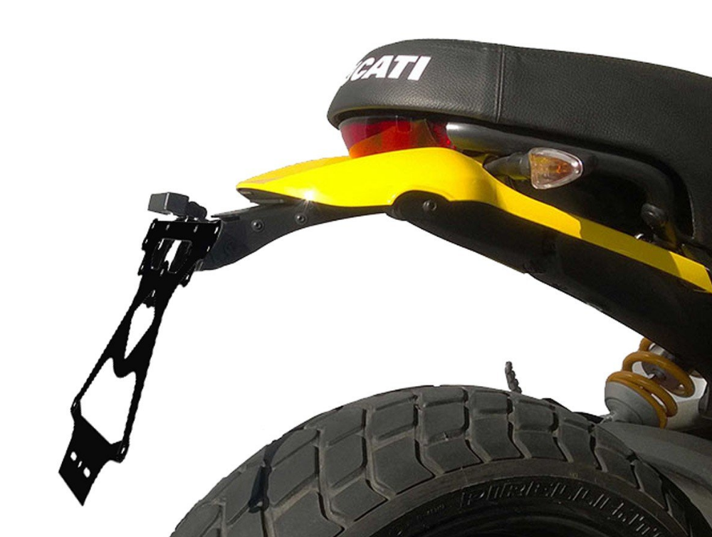 PRT11 - DUCABIKE Ducati Scrambler 400 Adjustable License Plate Holder – Accessories in the Motoraider Motorcycle Aftermarket Accessories and Parts Online Shop