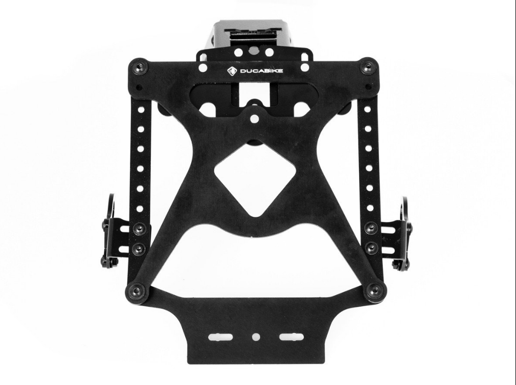 PRT13 - DUCABIKE Ducati Hypermotard 950 Adjustable License Plate Holder – Accessories in the Motoraider Motorcycle Aftermarket Accessories and Parts Online Shop