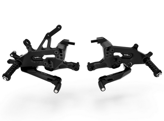 PRSFV4E01 - DUCABIKE Ducati Streetfighter V4 (2020+) Adjustable Rearset – Accessories in the Motoraider Motorcycle Aftermarket Accessories and Parts Online Shop