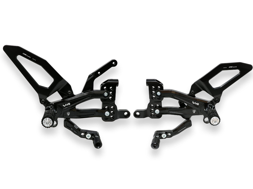 PE409 - CNC RACING Ducati Streetfighter V4 Adjustable Rearset – Accessories in the Motoraider Motorcycle Aftermarket Accessories and Parts Online Shop